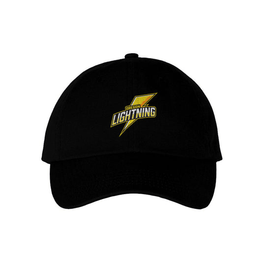 Oregon Lightning Unstructured Hat - Black / Adjustable - Hats