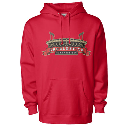 Candlestick Hoodie S / Red Hoodies