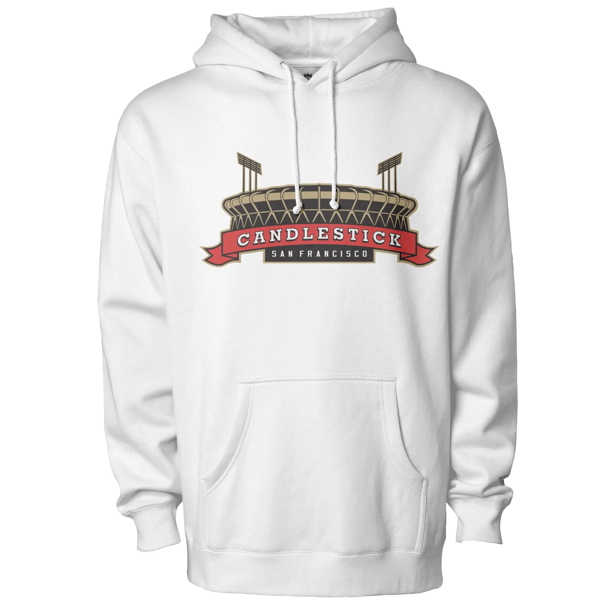 Candlestick Hoodie S / White Hoodies