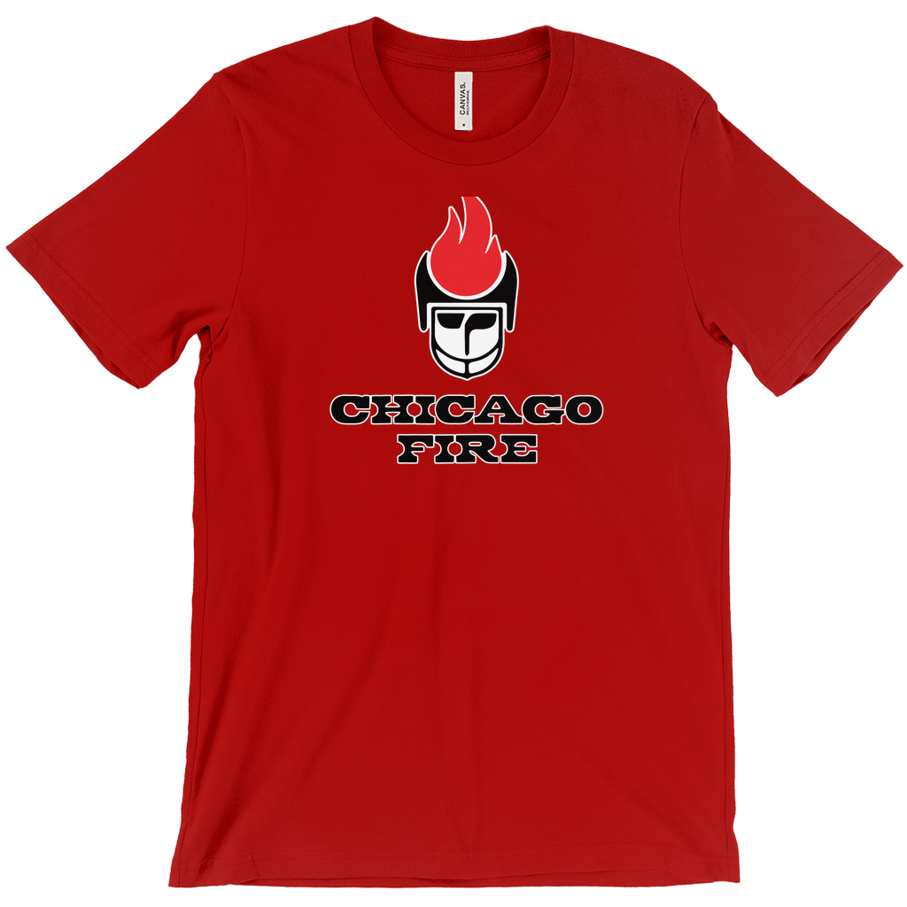 Chicago Fire World Football League T-shirt red Royal Retros