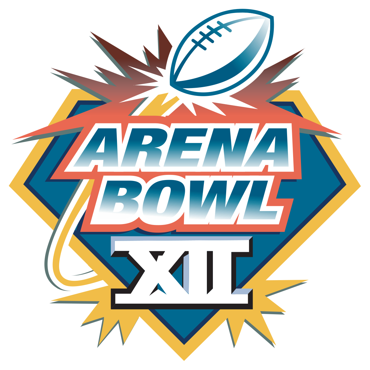Arena Bowl Patch For Jersey - Arena Bowl XIII (1999) - Embroidered Patches