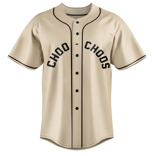 Chattanooga Choo-Choos NLB Jersey - Small / Cream - Jerseys