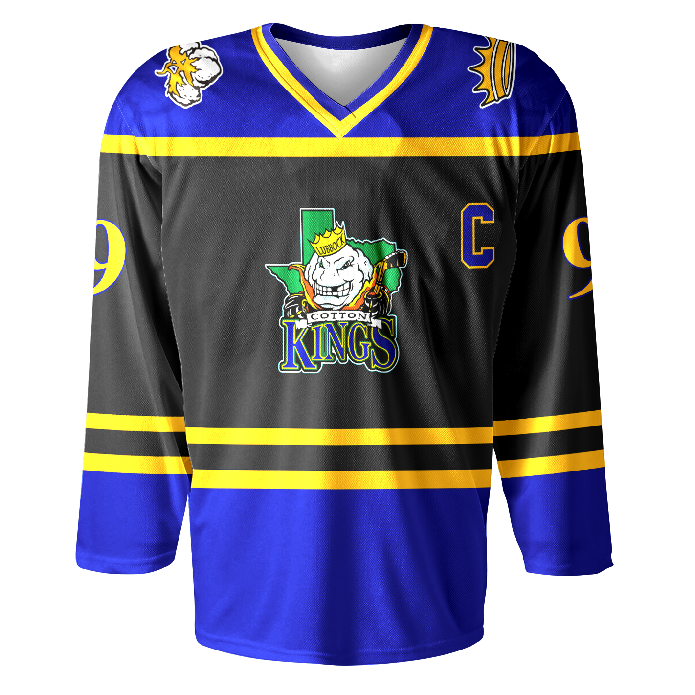 Lubbock Cotton Kings Jersey - XS / Black - Jerseys