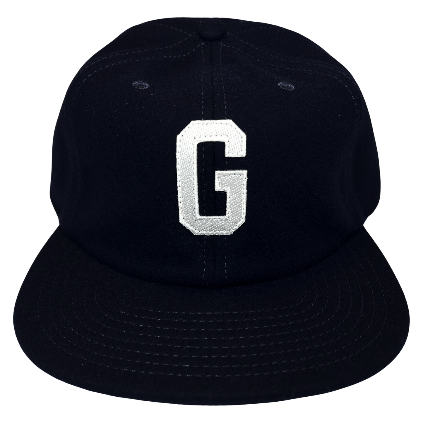 Homestead Grays Wool Cap black with white G Royal Retros
