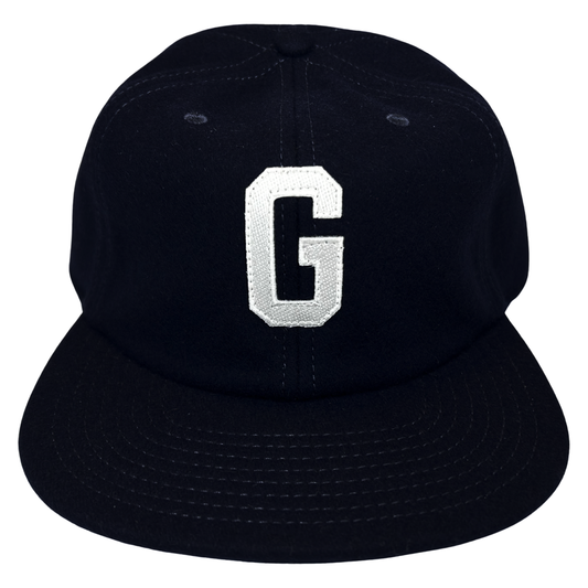 Homestead Grays Wool Cap black with white G Royal Retros