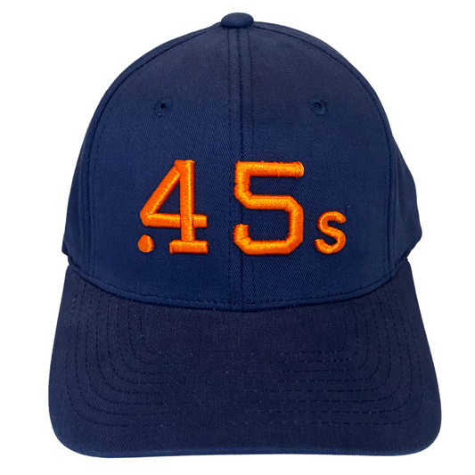 Houston Colt 45's Flex Hat. Blue with .45s in orange. Royal Retros
