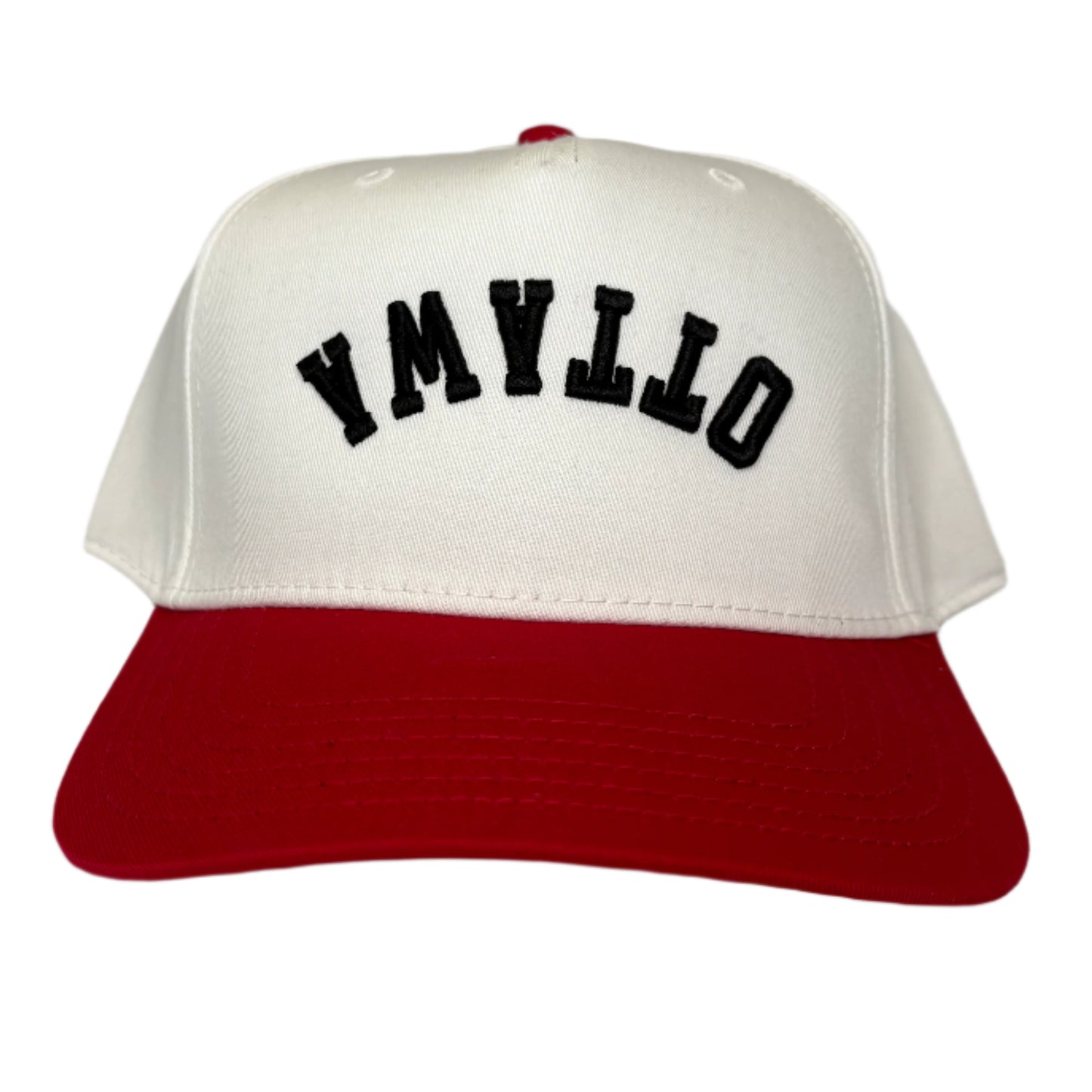 Ottawa Upside Down Baseball Cap - Red/White / One Size - Hats