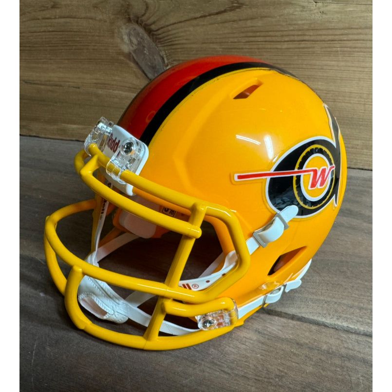 Detroit Wheels WFL mini helmet Royal Retros
