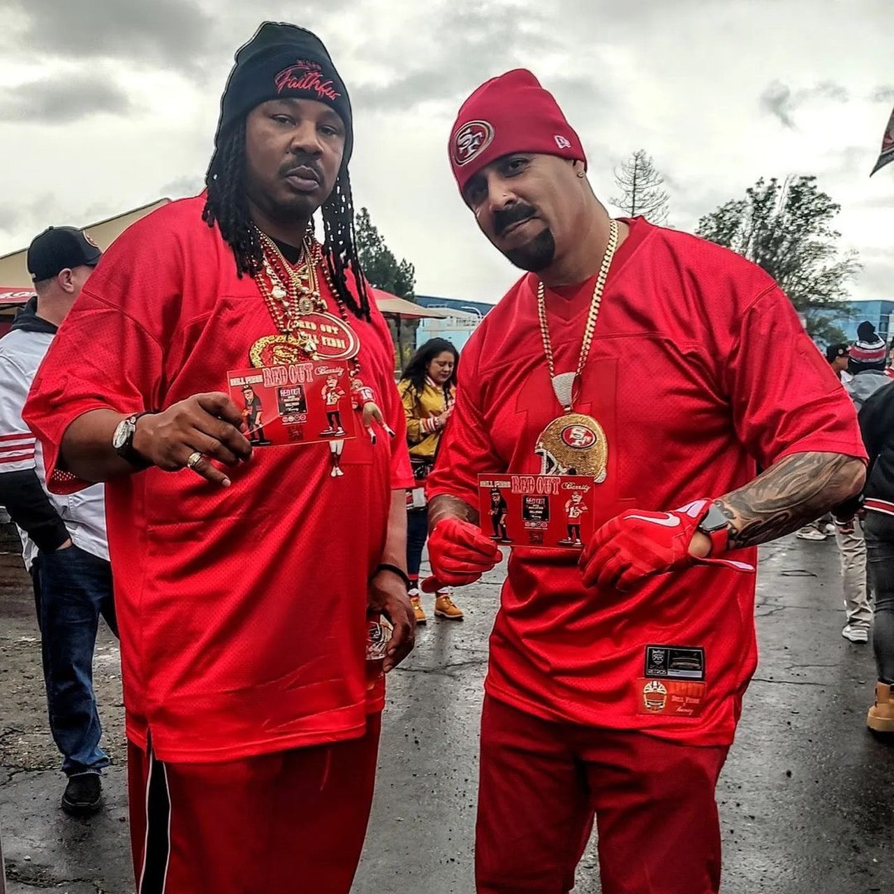 Dell Feddi and Barritz Red Out Jersey front Royal Retros