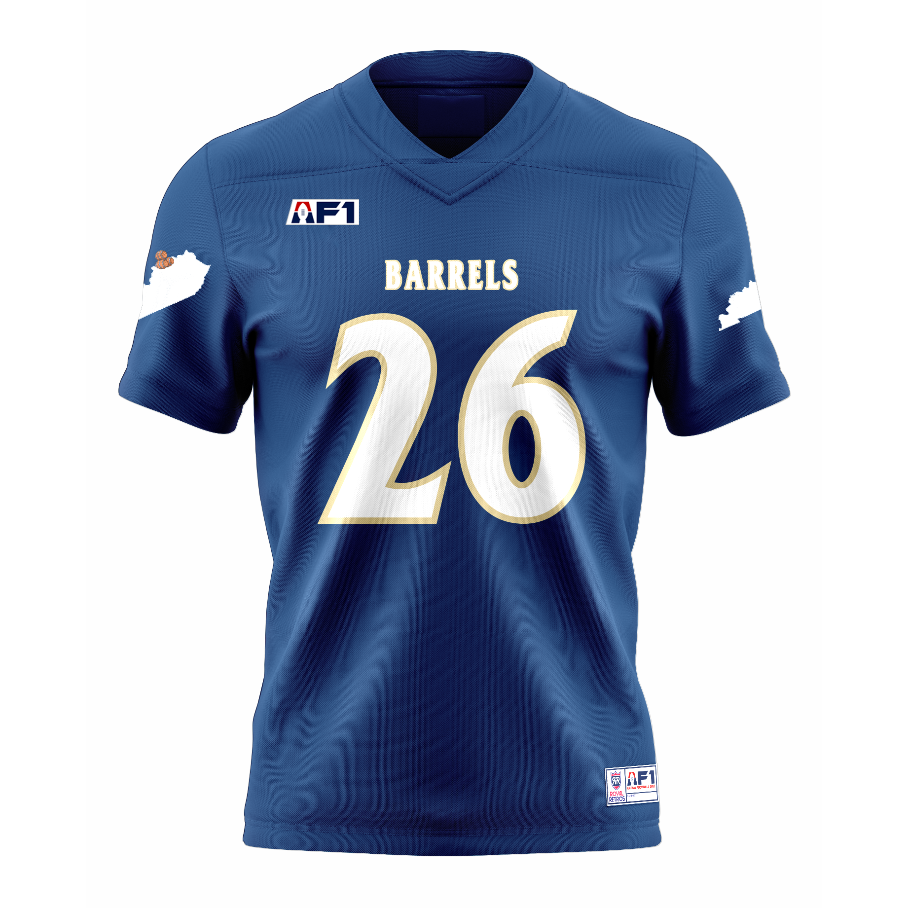 Custom 2026 Kentucky Barrels AF1 Jersey
