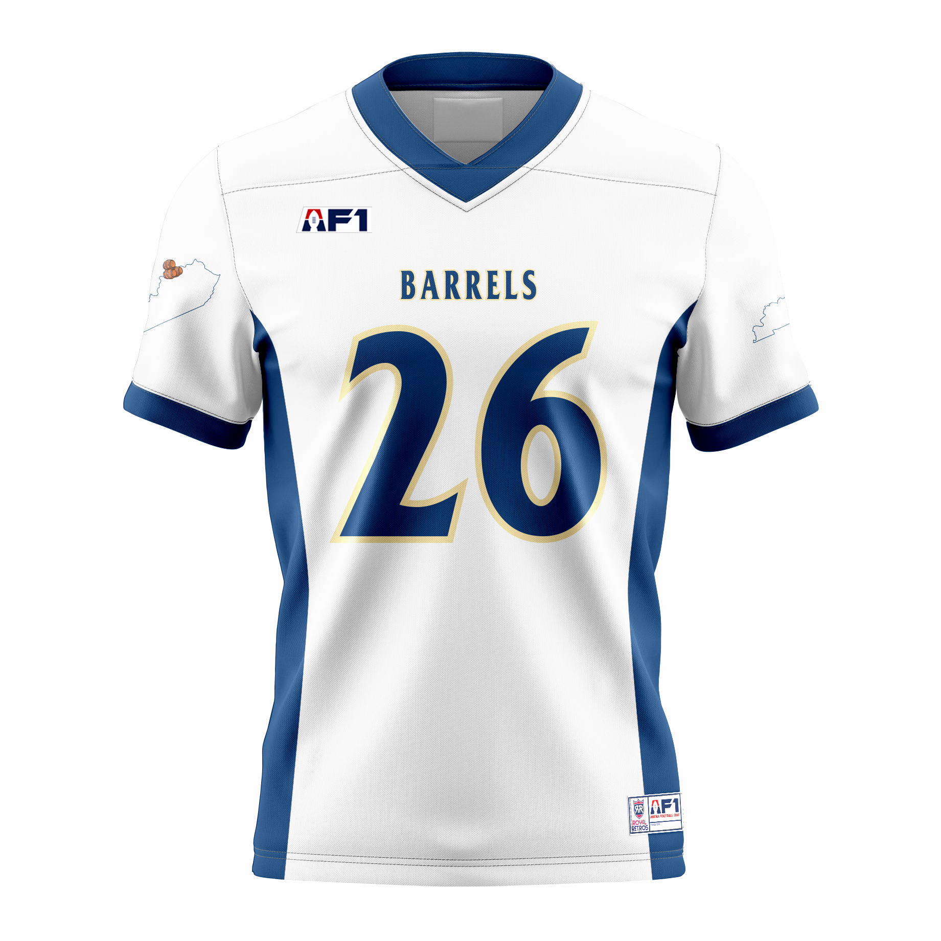 Custom 2026 Kentucky Barrels AF1 Jersey