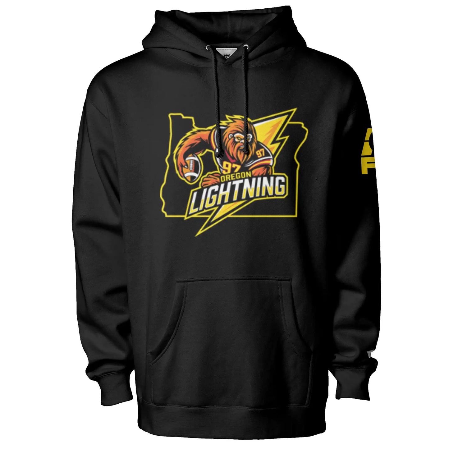 Oregon Lightning Hoodie Black / S Sweatshirts