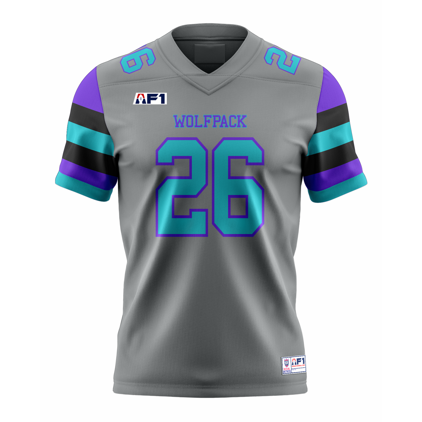 Custom 2026 Washington Wolfpack AF1 Jersey