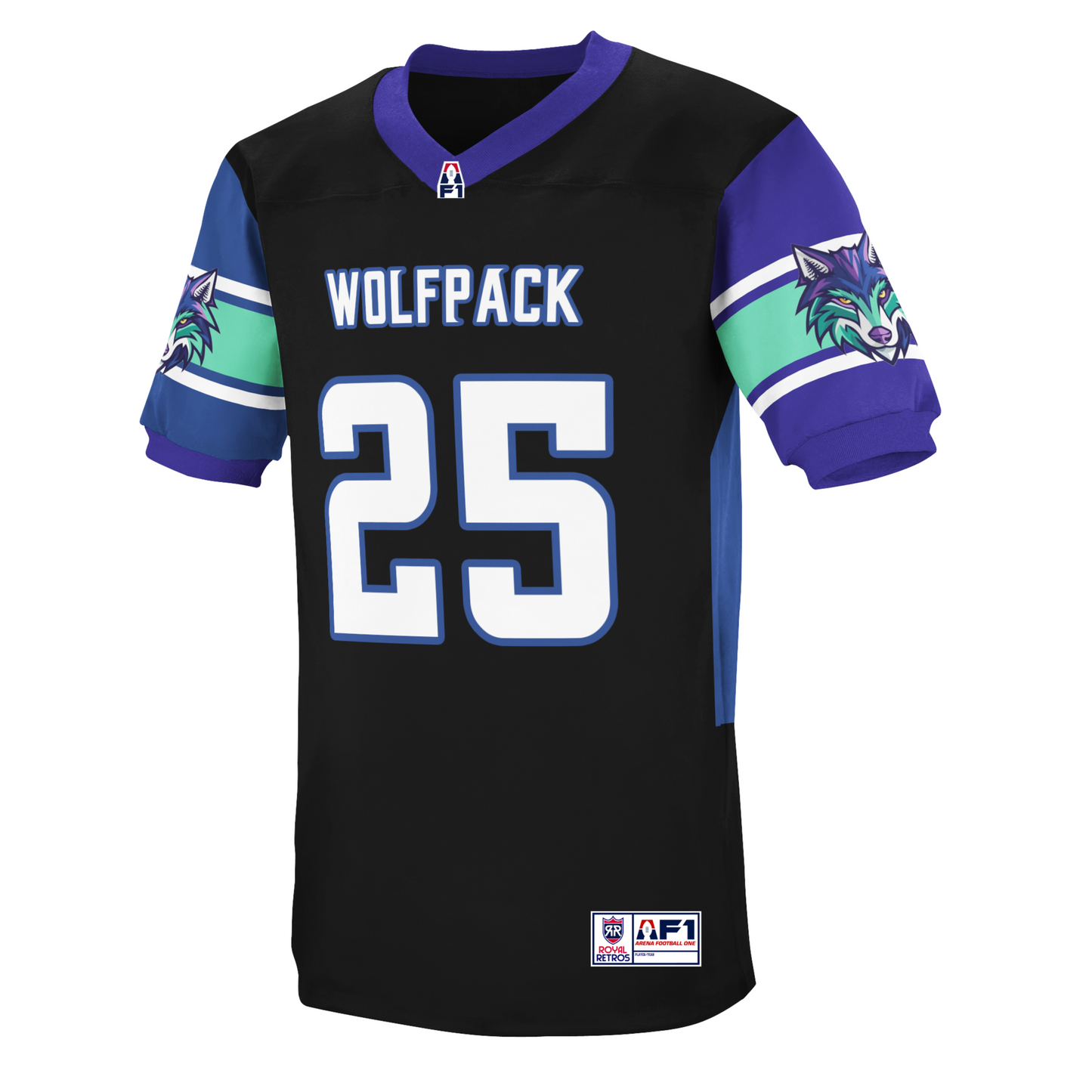 Washington Wolfpack AF1 Jersey - Small / Black - Jerseys