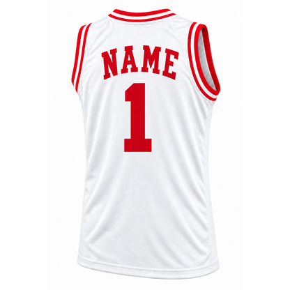1975 ABA All-Star Jersey — White West back, NAME and number 1.