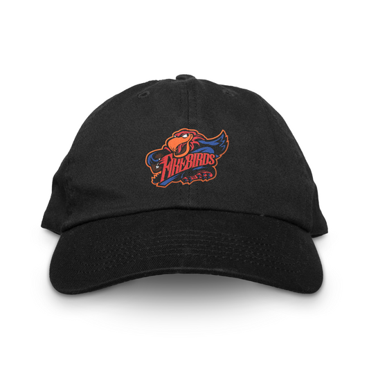 Albany Firebirds Unstructured Hat - Black / Adjustable - Hats