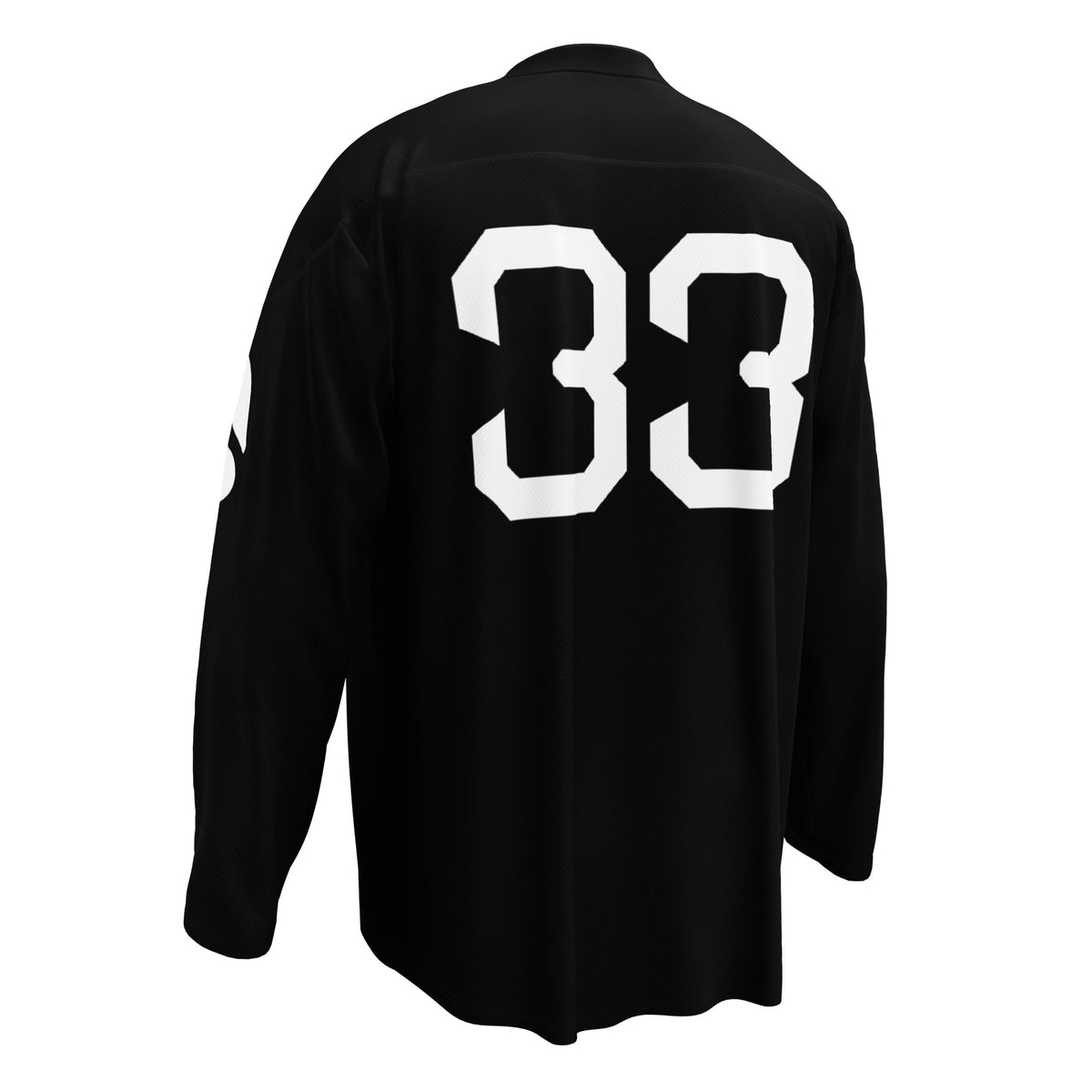 1933 Cleveland Bulldogs Halloween Jersey — black skeleton jersey, back view