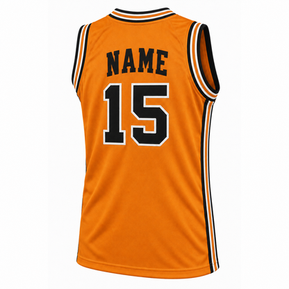 Anaheim Amigos orange jersey back, NAME and number 15