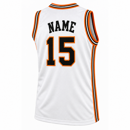 Anaheim Amigos white jersey back, NAME and number 15