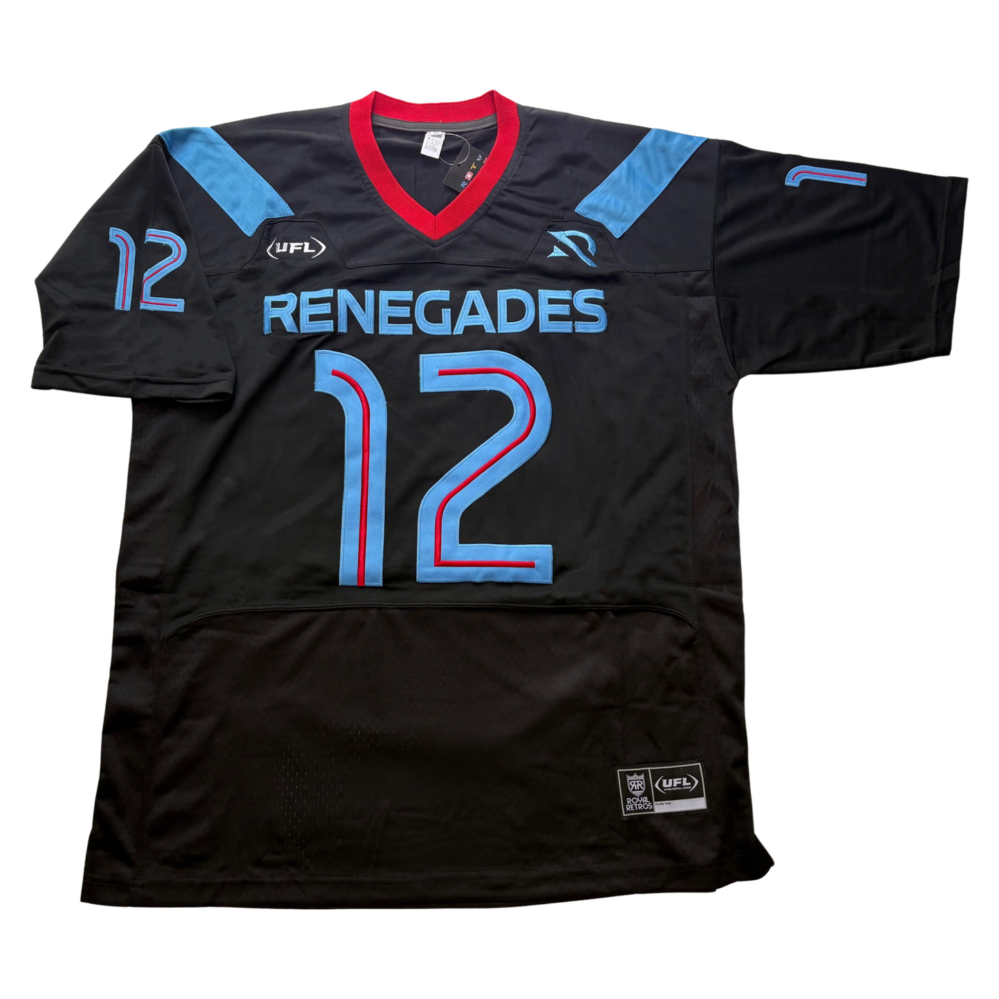 Arlington Renegades Full Throttle UFL Jersey - Small / Black - Jerseys