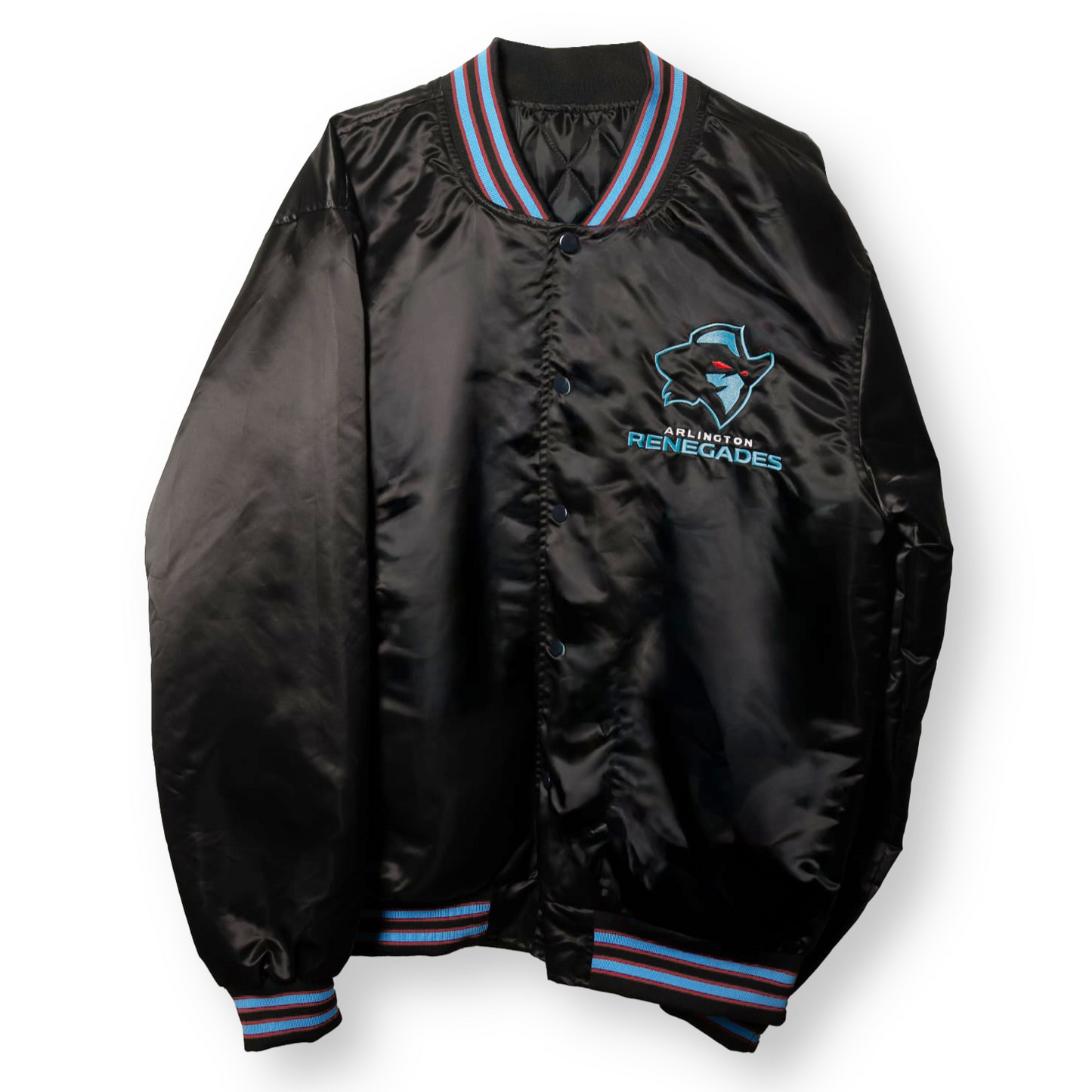 Arlington Renegades Satin Jacket - Small / Black - Jackets