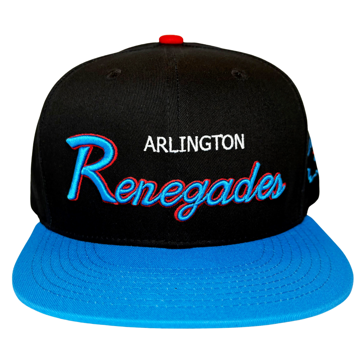 Arlington Renegades Script Snapback Hat - One Size Fits Most / Black - Hats