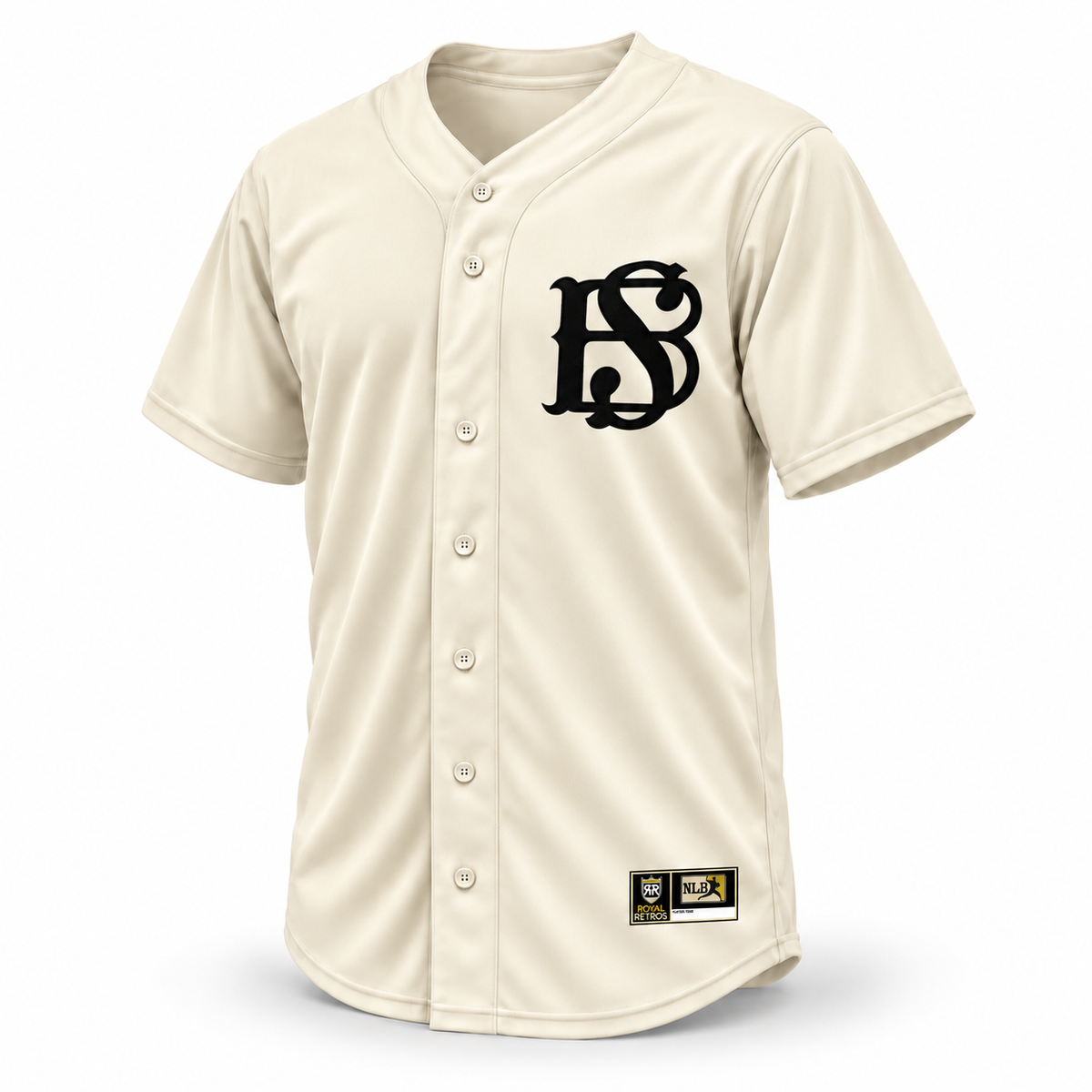 Baltimore Black Sox NLB Jersey — Cream (1925) — front mockup
