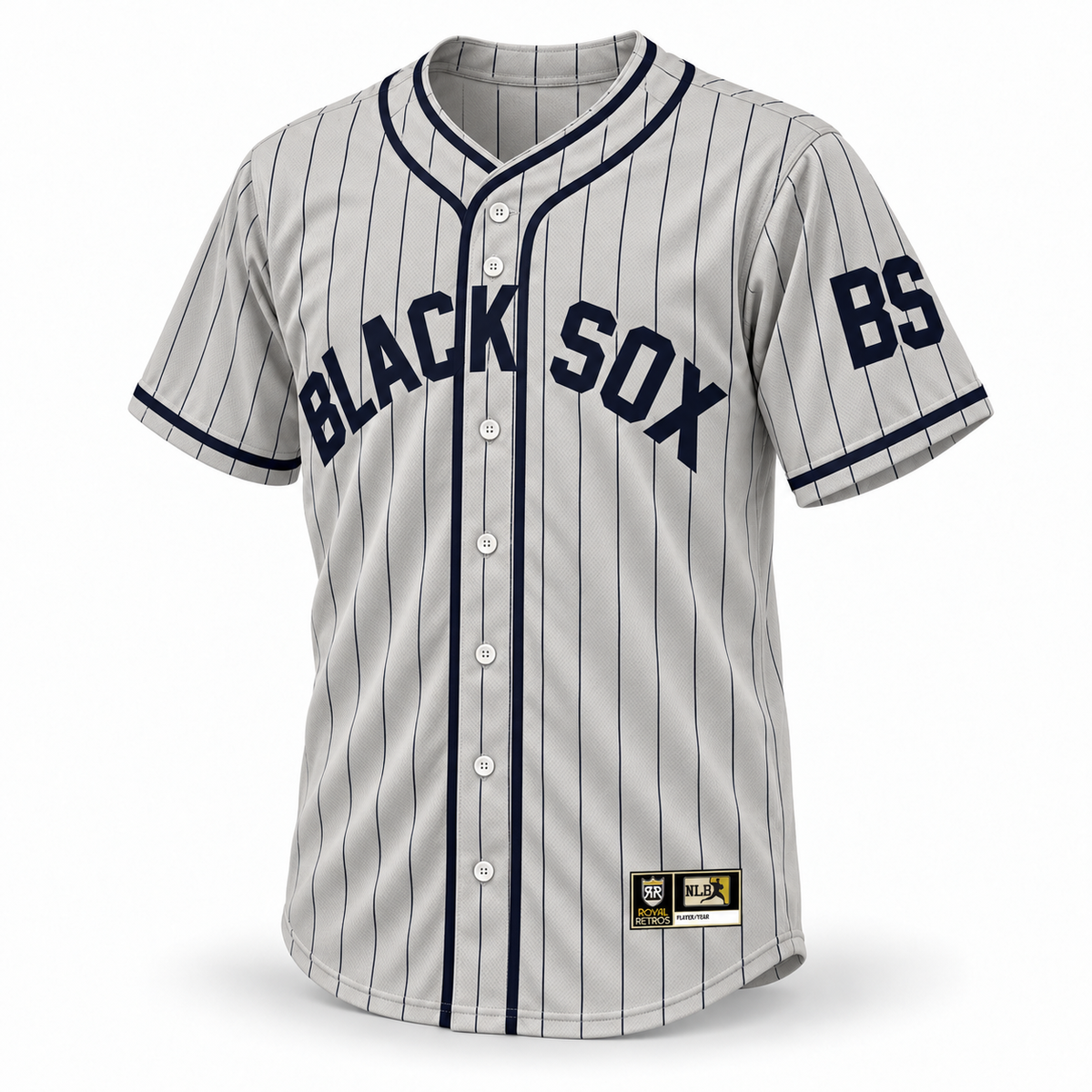 Baltimore Black Sox NLB Jersey — Gray — front mockup
