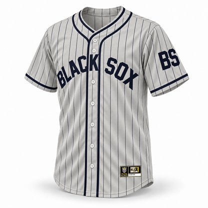 Baltimore Black Sox NLB Jersey — Gray — front mockup