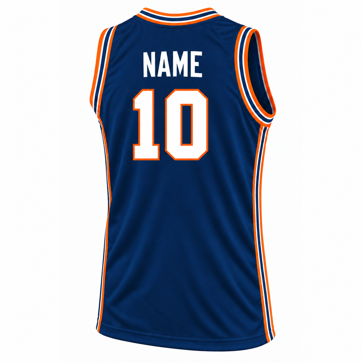 Baltimore Bullets jersey – navy back – number 10 with NAME