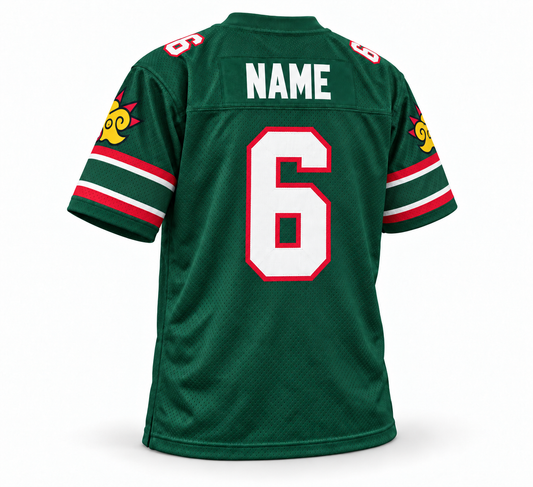 Barcelona Dragons WLAF jersey in green — back