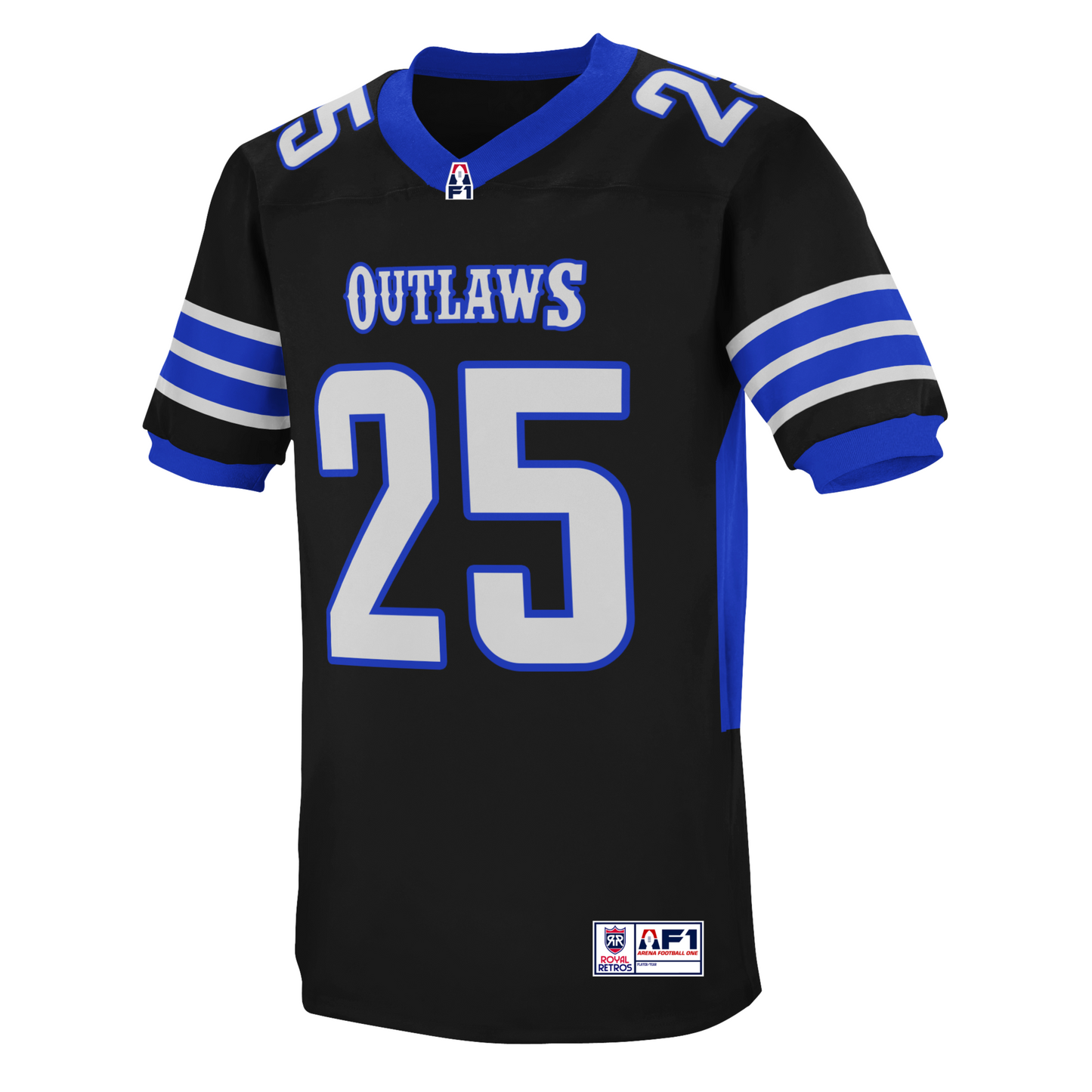 Billings Outlaws AF1 Jersey - Small / Black - Jerseys
