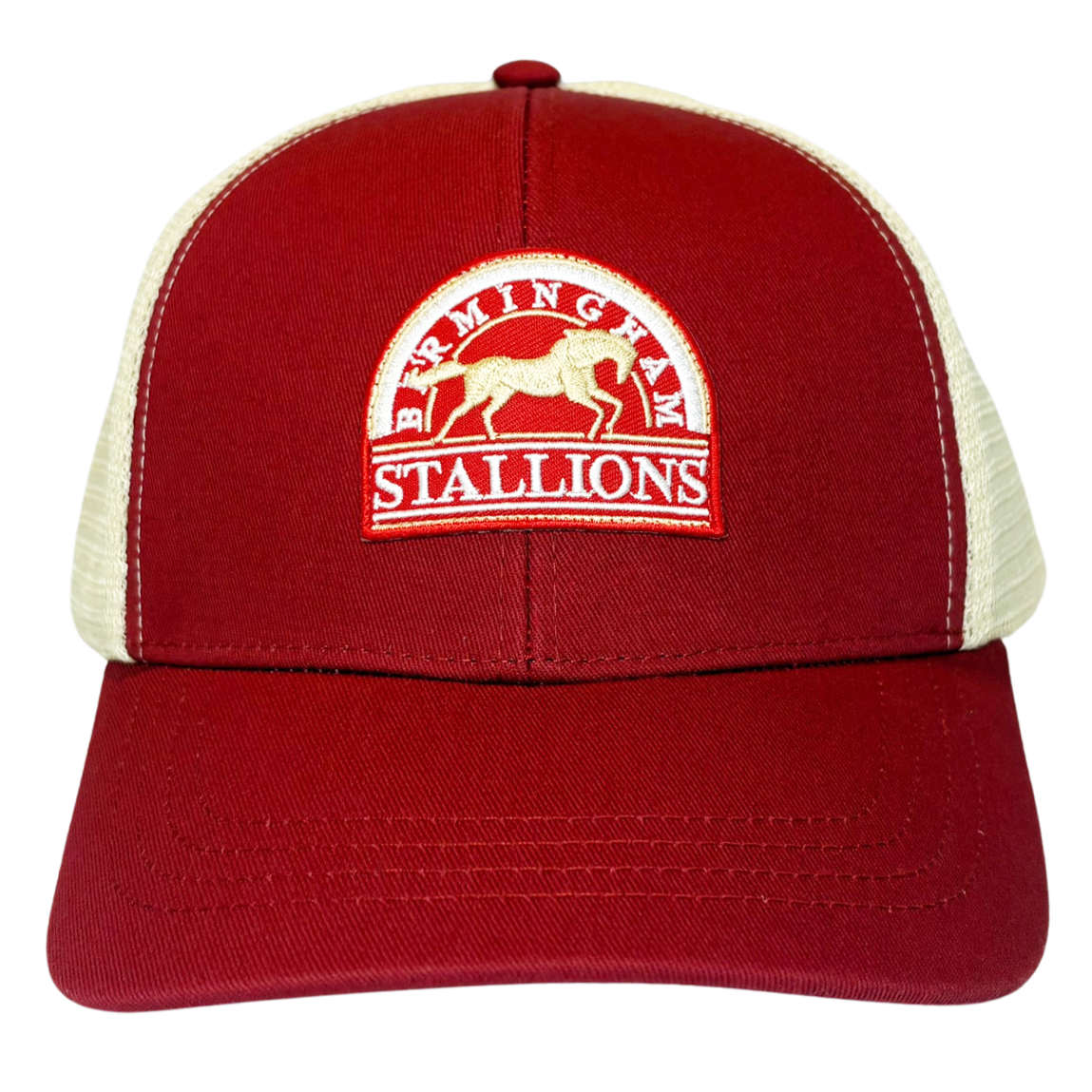 Birmingham Stallions Trucker Cap - One Size / Red Cream - Hats