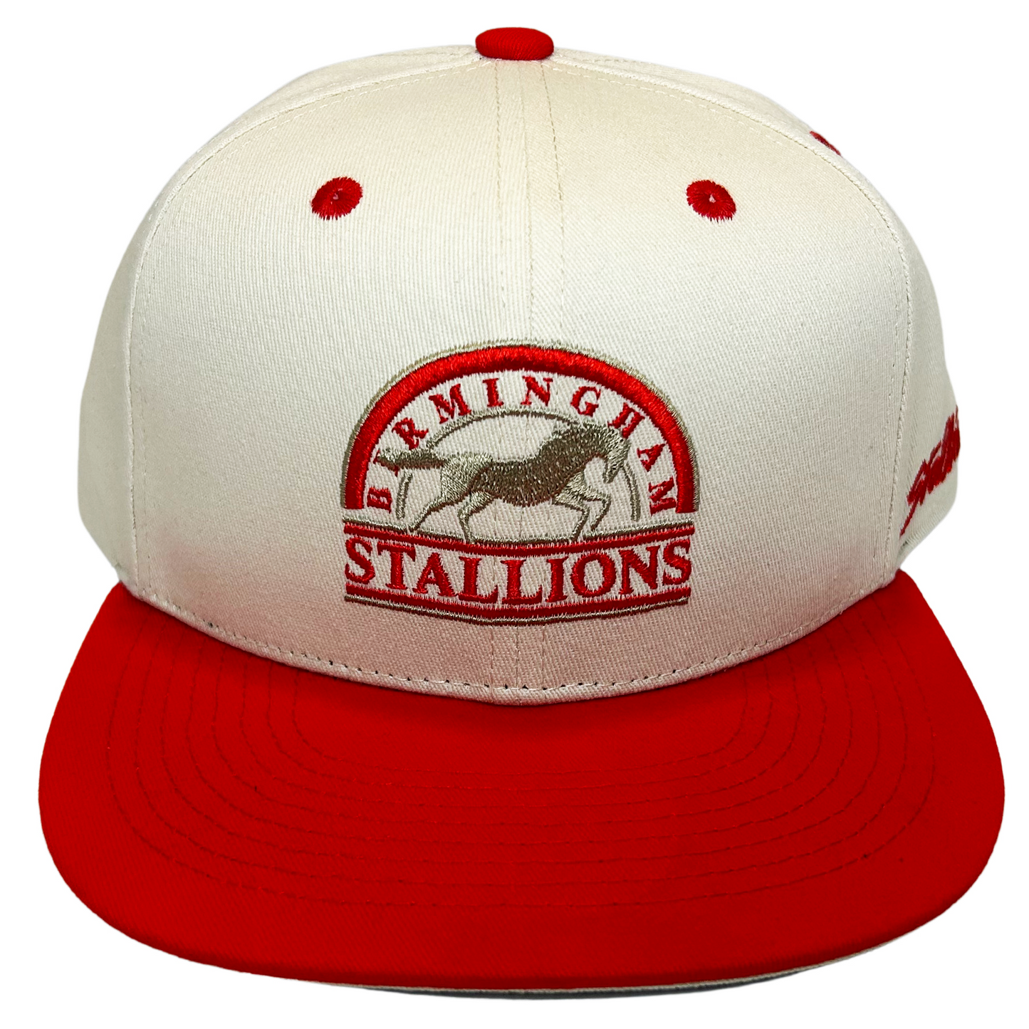 Birmingham Stallions Cream Collection Snapback Hat