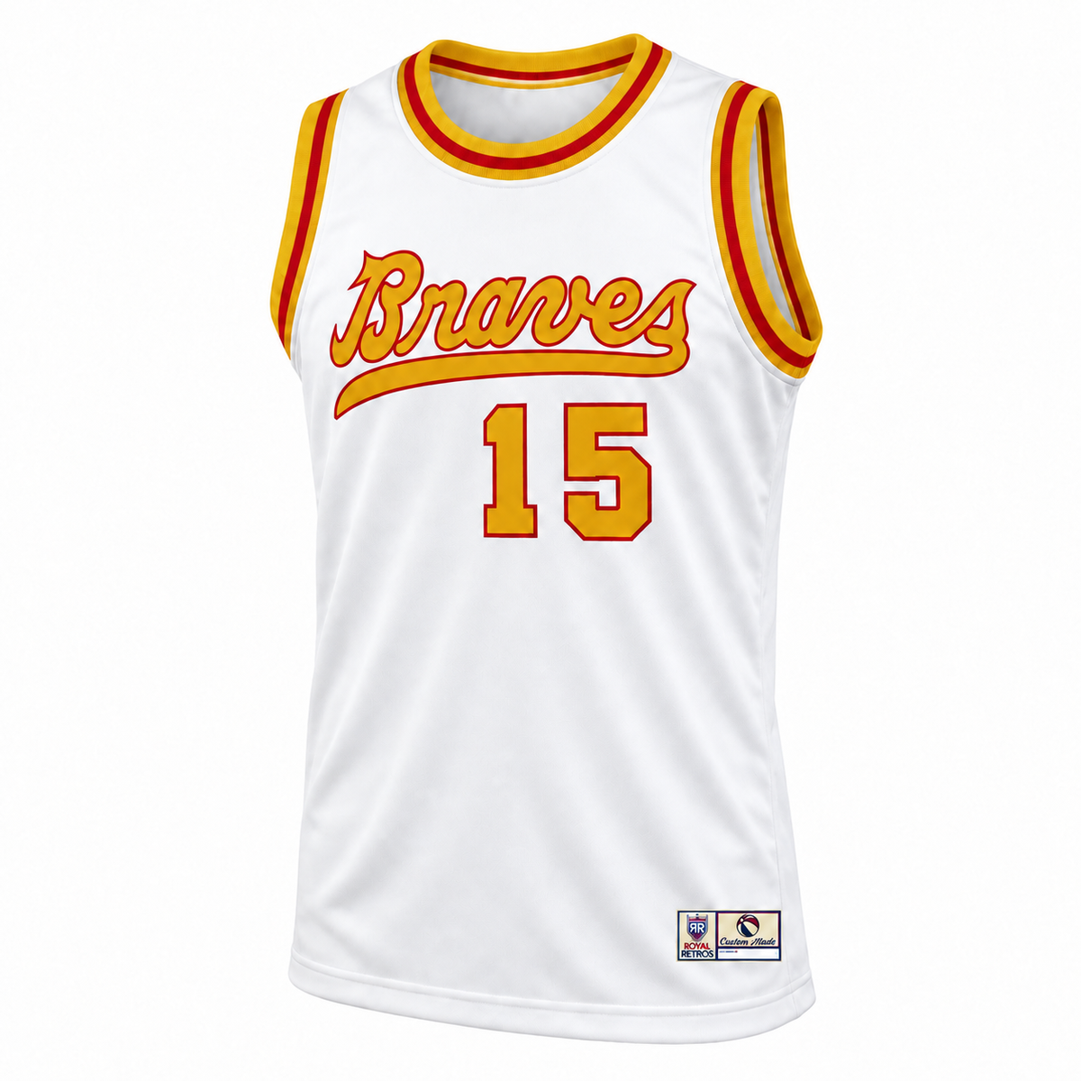 1970 Buffalo Braves White — Front (#15)