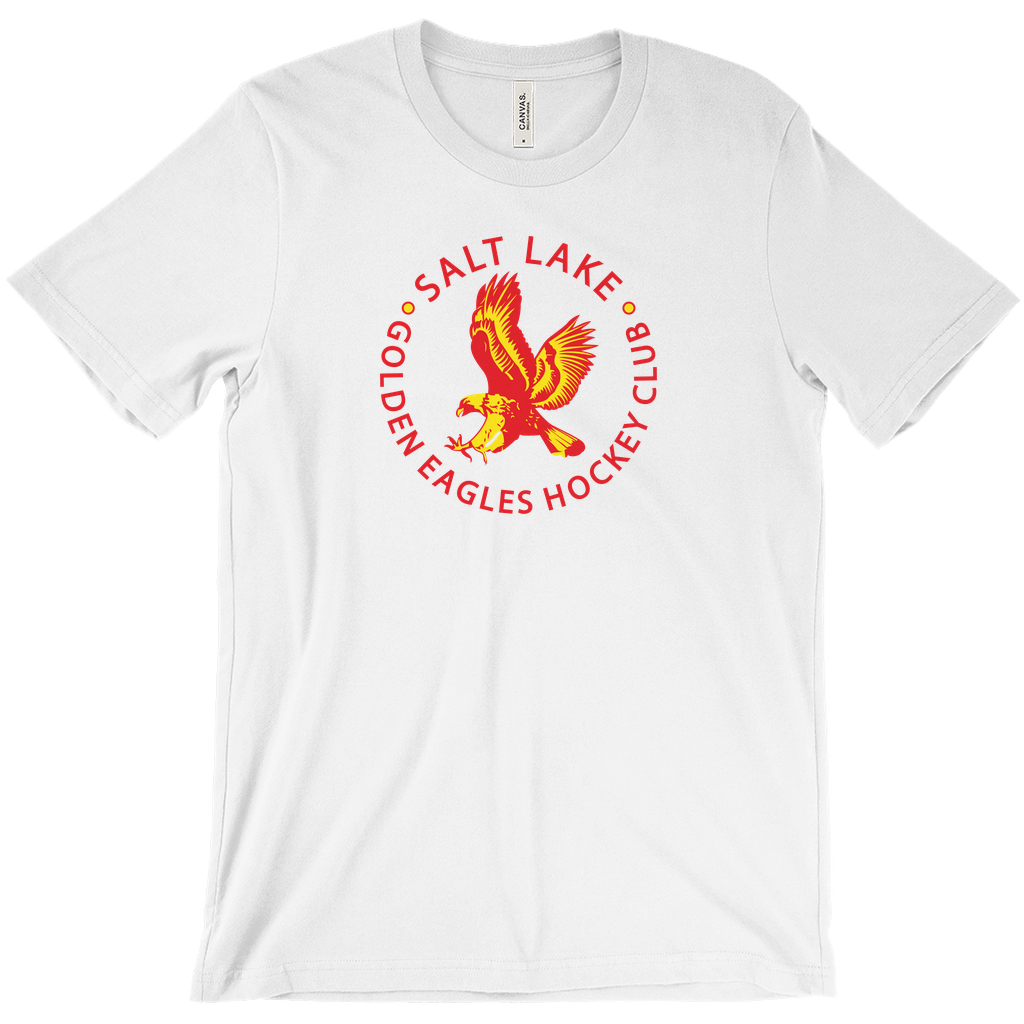 Salt Lake Golden Eagles Hockey Club T-Shirt white Royal Retros
