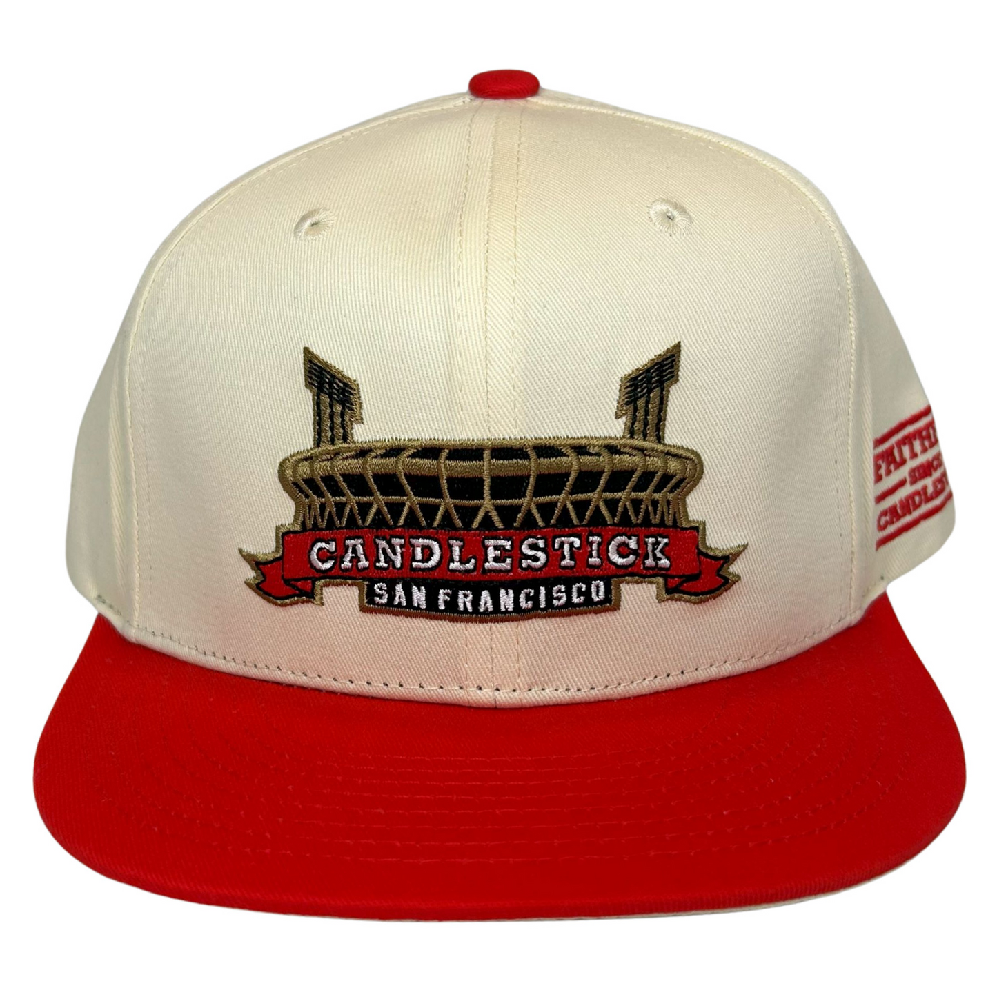 Candlestick Snapback Hat - One Size Fits Most / Cream - Hats