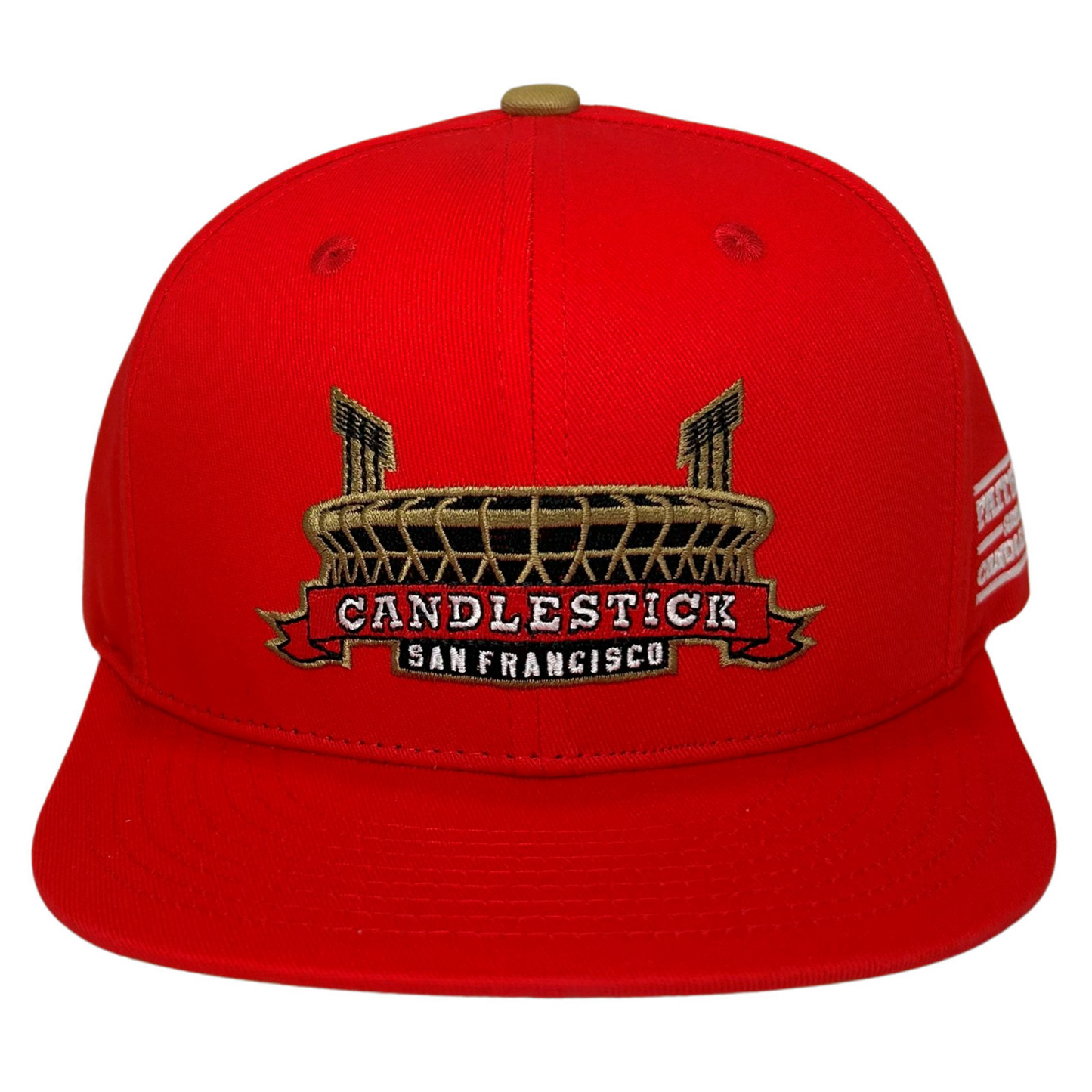 Candlestick Snapback Hat - One Size Fits Most / Red - Hats