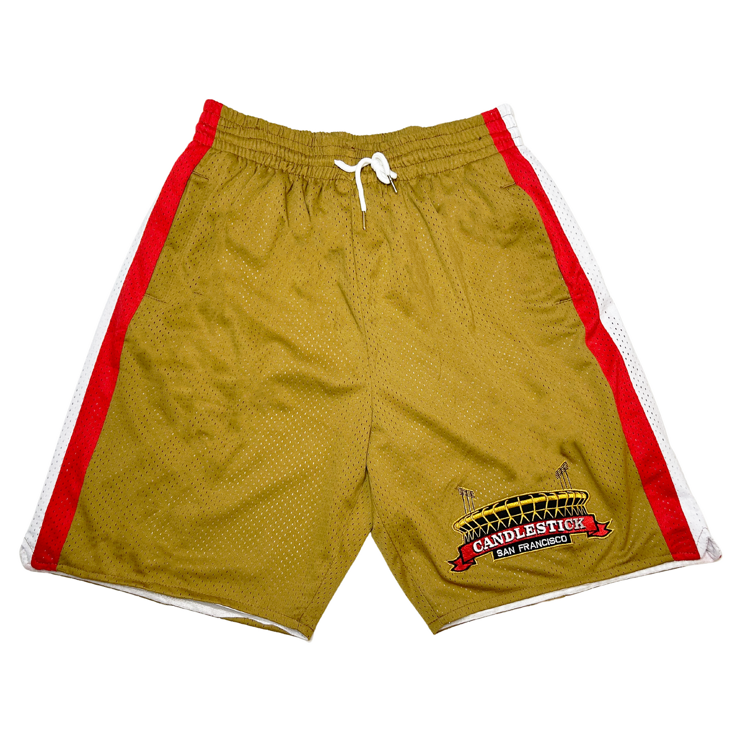 Candlestick Shorts Gold front Royal Retros