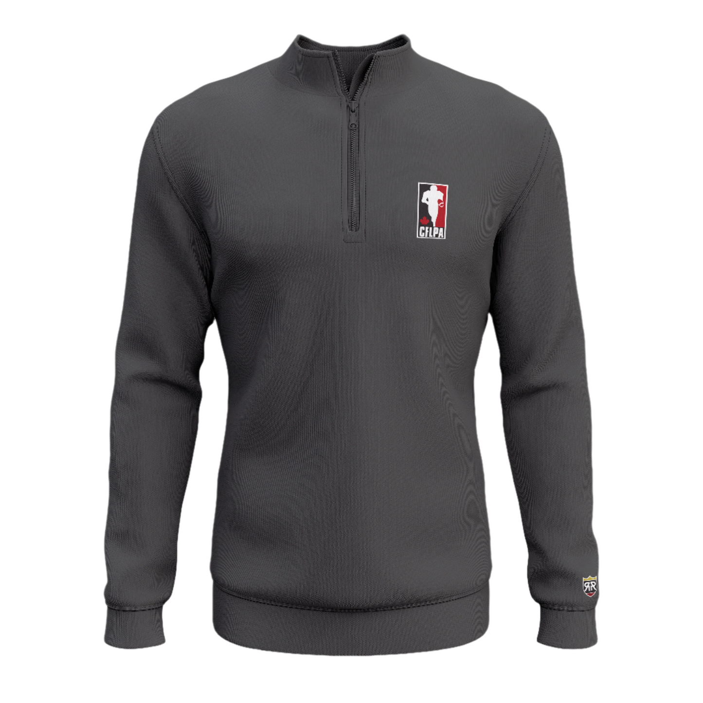 CFLPA Quarter-Zip Sweatshirt - S / Asphalt - Sweatshirts