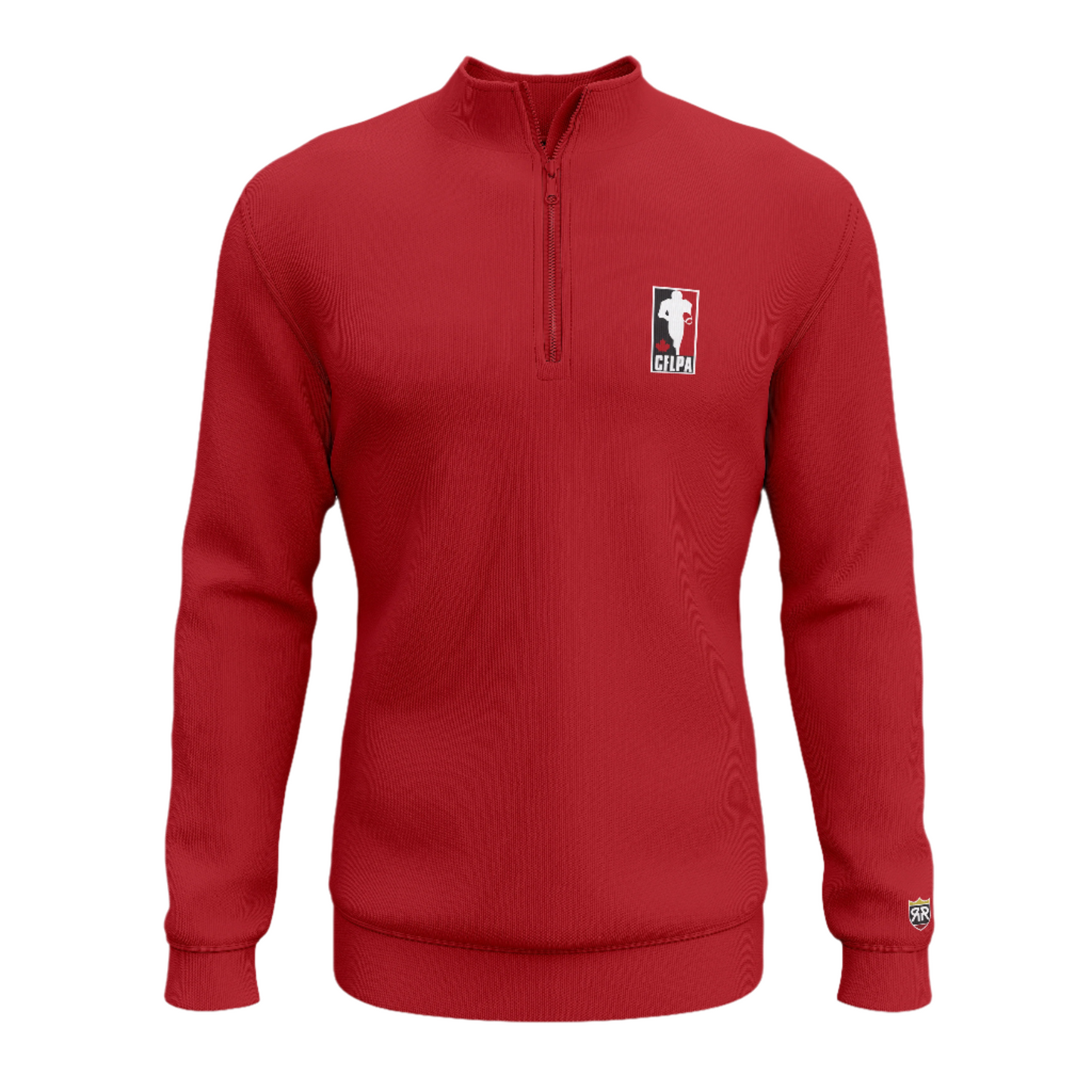 CFLPA Quarter-Zip Sweatshirt - S / Red - Sweatshirts