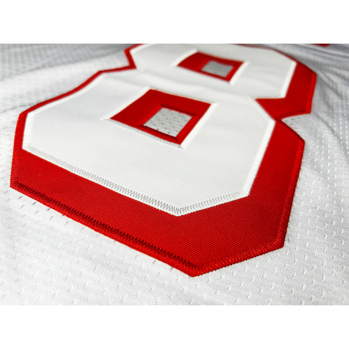 Faithful Jersey 1994 San Francisco Football white #8 Close-up  Royal Retros