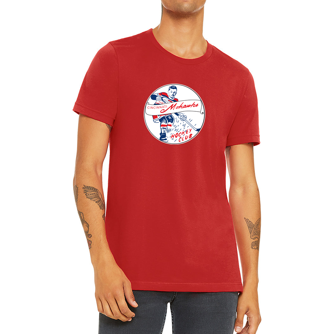 Cincinnati Mohawks T-Shirt red T-shirt Royal Retros
