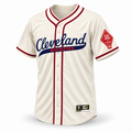 Cleveland Buckeyes NLB Jersey - Cream