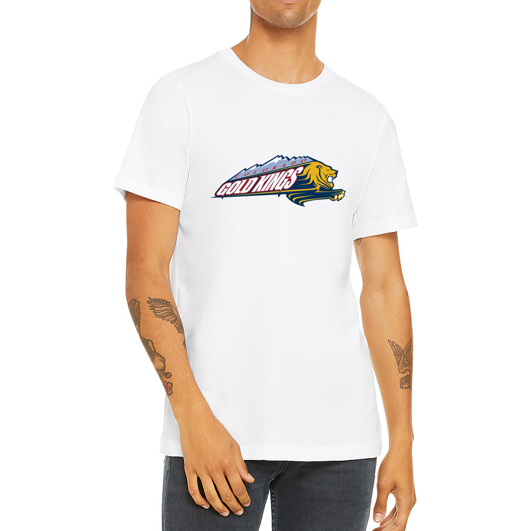 Colorado Gold Kings T-Shirt Royal Retros white