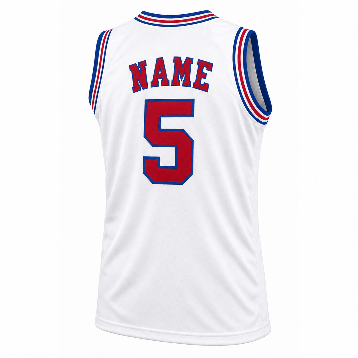 Dallas Chaparrals white Dallas jersey back