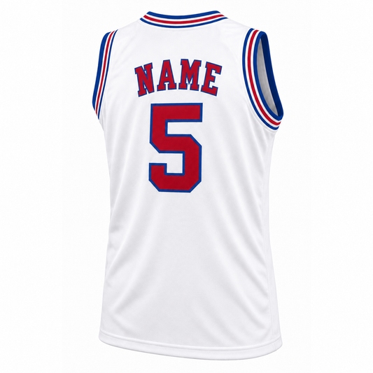 Dallas Chaparrals white Dallas jersey back