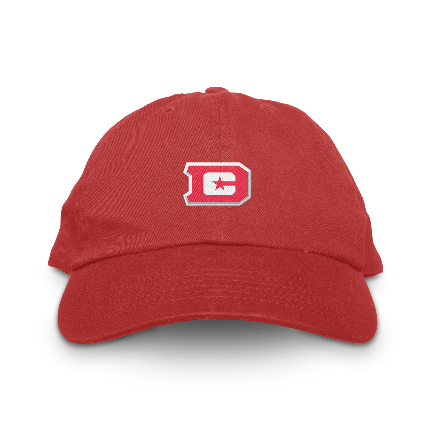 DC Defenders Unstructured Hat - Red / Adjustable - Hats