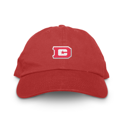 DC Defenders Unstructured Hat - Red / Adjustable - Hats