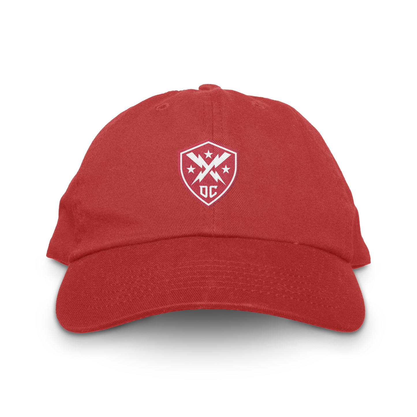 DC Defenders Throwback Unstructured Hat - Red / Adjustable - Hats